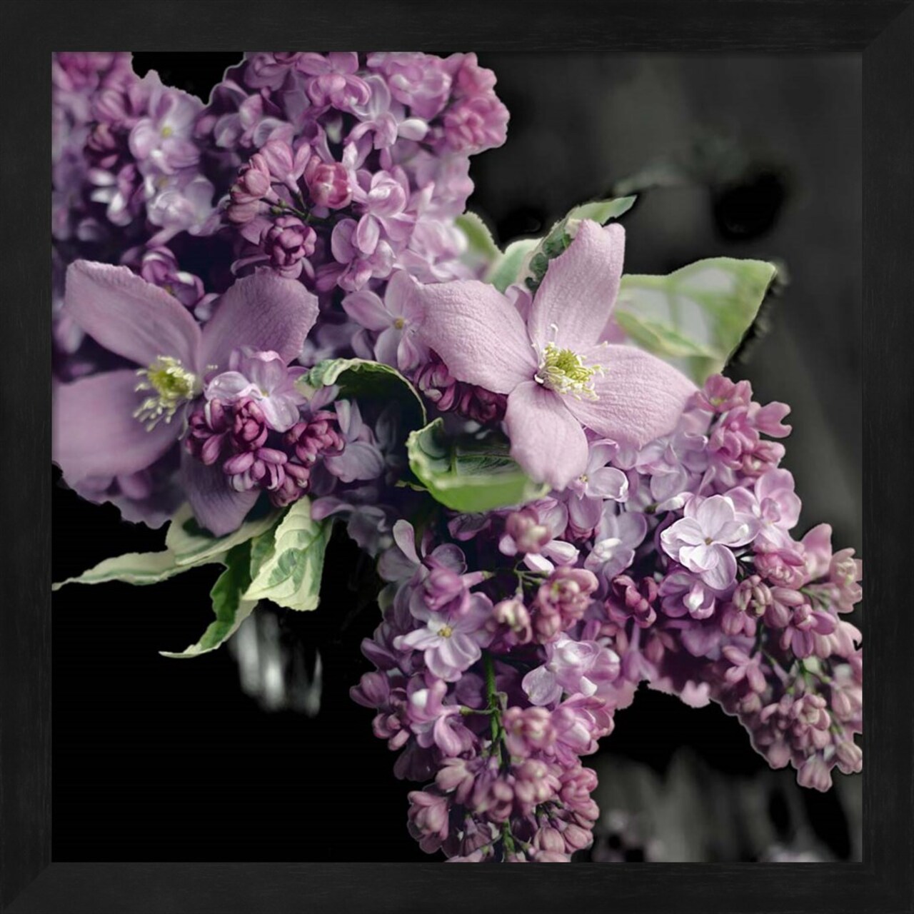 Fresh Evening Bloom by Sarah Gardner 13" x 13" Framed Wall Art